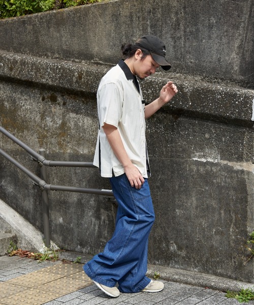 NO NEED（ノーニード） シャツ マップボーリングシャツ メンズ