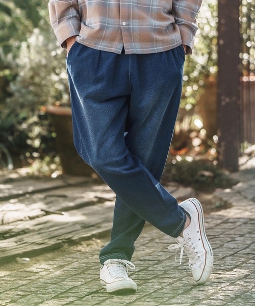 「CAMBIO」 スウェットパンツ M インディゴブルー メンズ_1