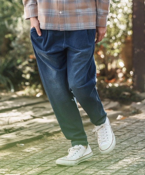 「CAMBIO」 スウェットパンツ M インディゴブルー メンズ_2