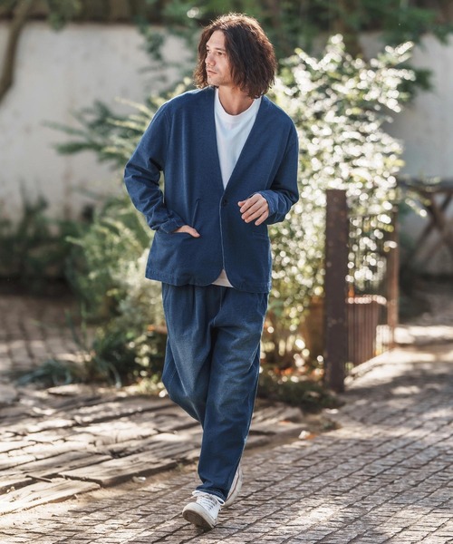 「CAMBIO」 スウェットパンツ M インディゴブルー メンズ_6