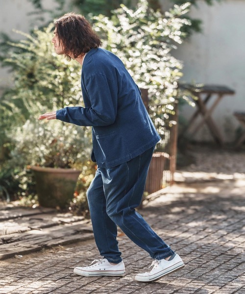「CAMBIO」 スウェットパンツ M インディゴブルー メンズ_7
