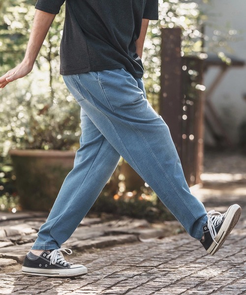 「CAMBIO」 スウェットパンツ M インディゴブルー メンズ_8