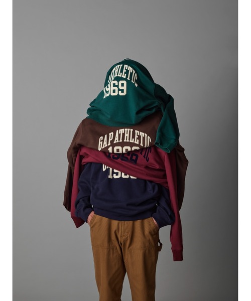 GAP（ギャップ） スウェットカットソー L レッド メンズ : ZOZOTOWN