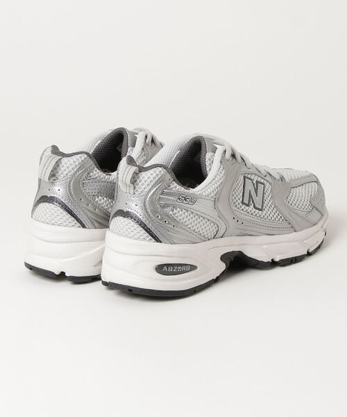 「New Balance」 ローカットスニーカー 27.5cm シルバー レディース_画像2