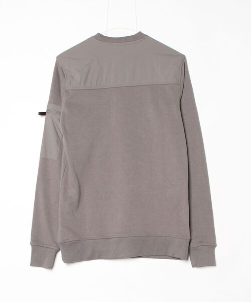 「Champion」 ワンポイントスウェットカットソー S グレー レディース_画像2