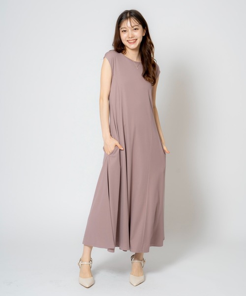 「NOELA」 ノースリーブワンピース M ピンク レディース_画像9