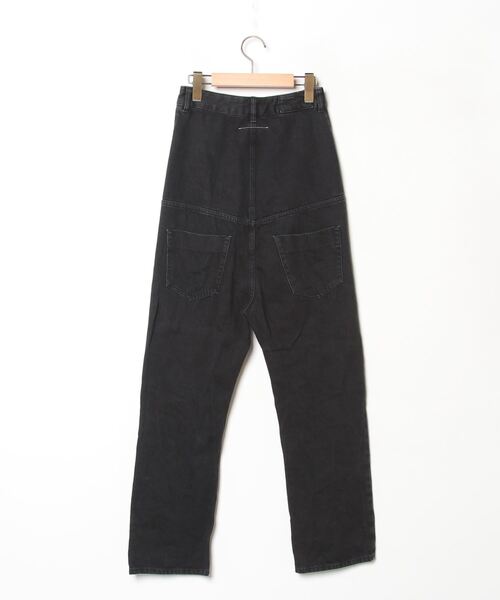 MM6 「MM6_」 デニムパンツ 38 ブラック レディース : ZOZOTOWN Yahoo