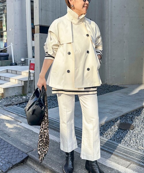 「Rie Miller」 デニムパンツ L オフホワイト レディース_画像2