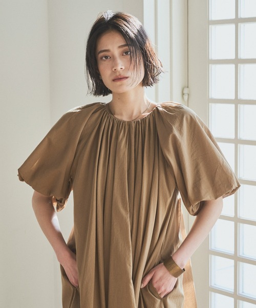 「Audrey and John Wad」 半袖ワンピース FREE ロイヤルブルー レディース_画像2