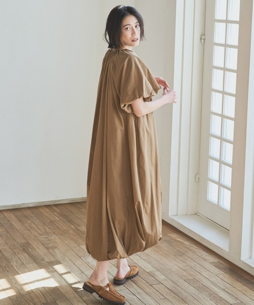「Audrey and John Wad」 半袖ワンピース FREE ロイヤルブルー レディース_画像4
