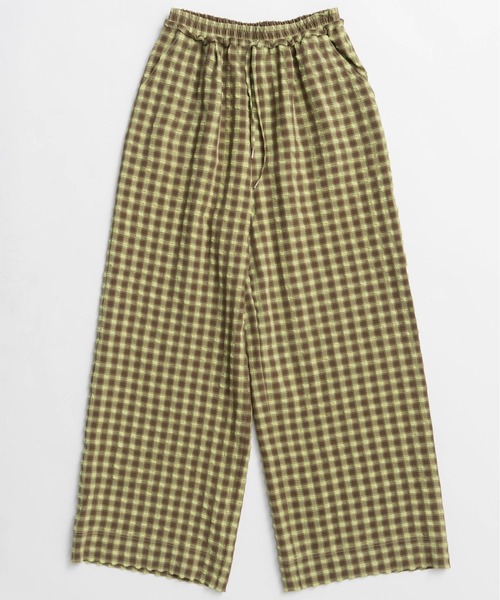 MAISON SPECIAL（メゾンスペシャル） ワイドパンツ パンツ Checkered
