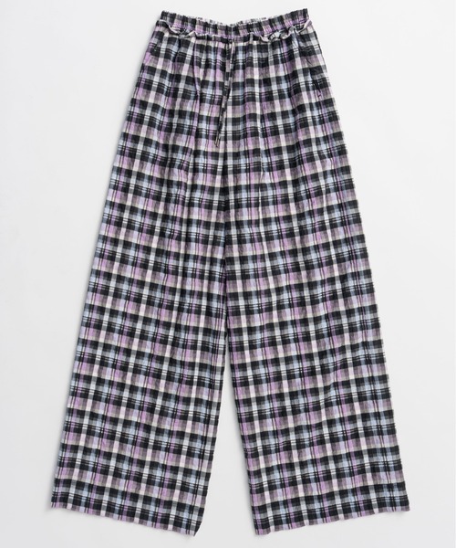 MAISON SPECIAL（メゾンスペシャル） ワイドパンツ パンツ Checkered