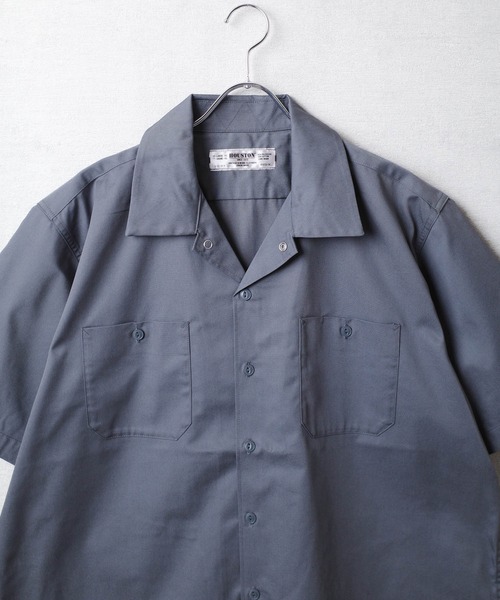 「HOUSTON」 半袖シャツ X-LARGE オフホワイト メンズ_画像6