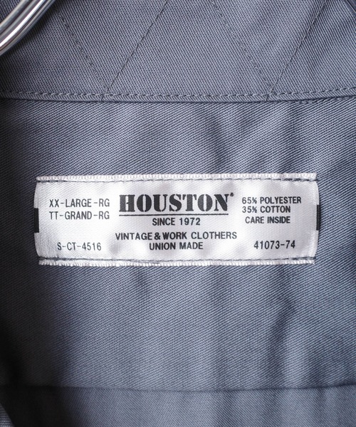 「HOUSTON」 半袖シャツ X-LARGE オフホワイト メンズ_画像8