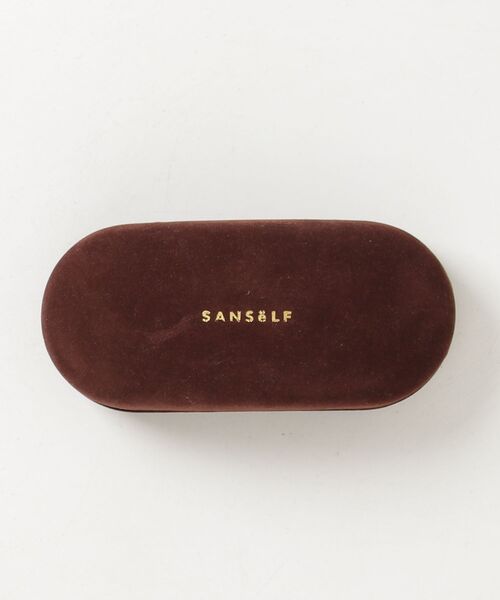 「SANSeLF」 メガネ FREE ライトブラウン レディース_画像4