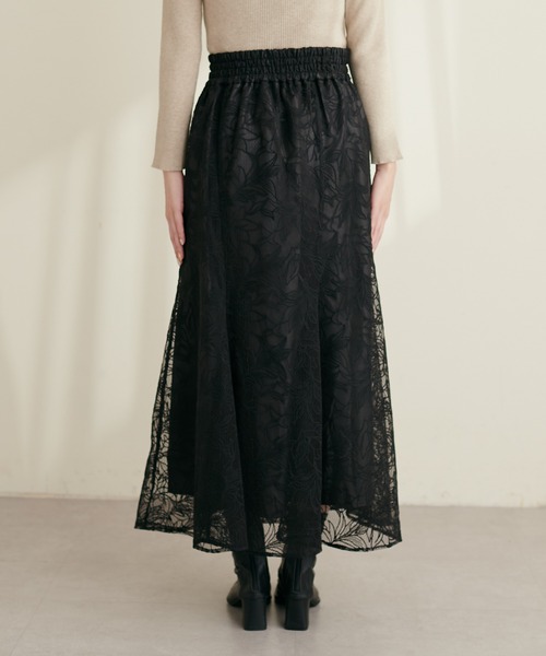 「natural couture」 ロングスカート FREE サックスブルー レディース_画像9