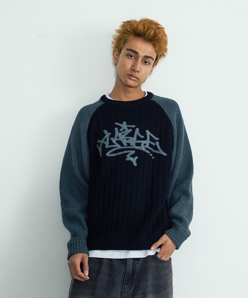 XLARGE（エクストラ ラージ） セーター ニット PATCHED SWEATER メンズ