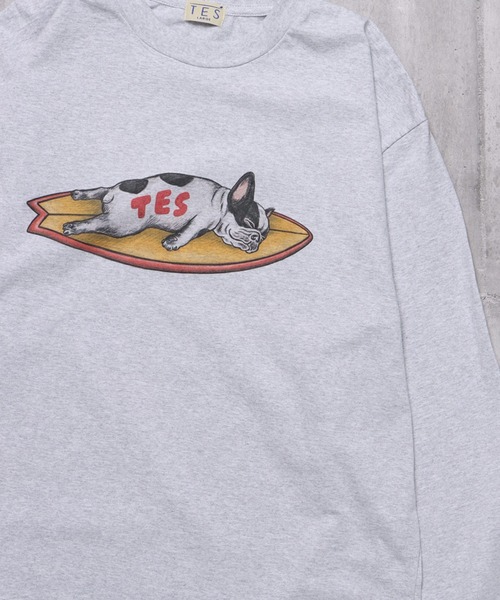 「The Endless Summer」 長袖Tシャツ X-LARGE ベージュ メンズ_画像9