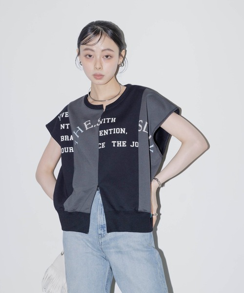 「Eimee Law」 半袖カットソー FREE ブラック レディース_画像3