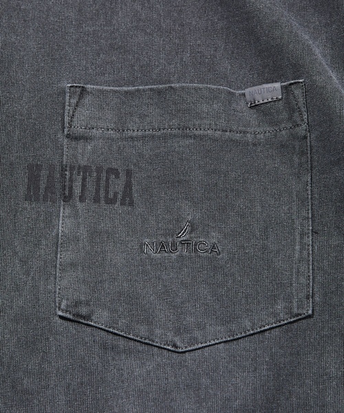 「NAUTICA」 半袖Tシャツ MEDIUM ネイビー メンズ_画像6