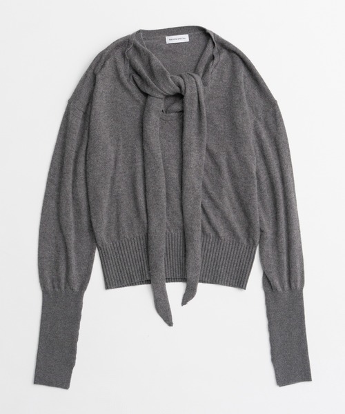 MAISON SPECIAL（メゾンスペシャル） ニット セーター Scarf Knit Top