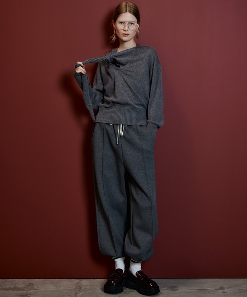 MAISON SPECIAL（メゾンスペシャル） ニット セーター Scarf Knit Top