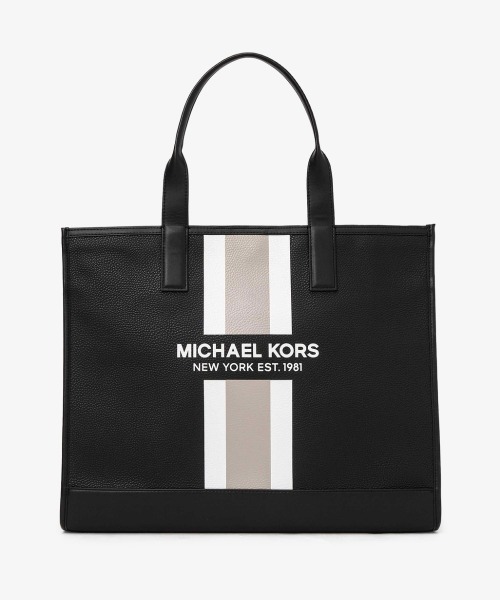 新品未使用 マイケルコース　トートバッグ A4可 ブラックレザー MICHAEL KORS（マイケルコース） トートバッグ FREE ブラック メンズ