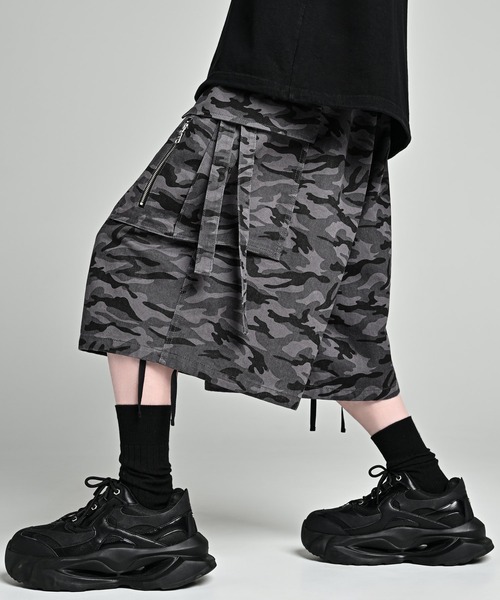 「ADRER」 カーゴパンツ X-SMALL ブラック メンズ_画像3