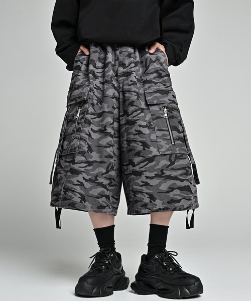 「ADRER」 カーゴパンツ X-SMALL ブラック メンズ_画像4