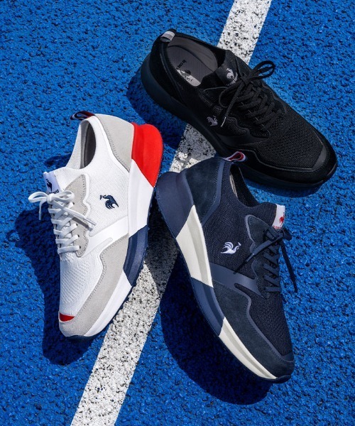「le coq sportif」 ローカットスニーカー 22.5cm ブラック レディース_画像4