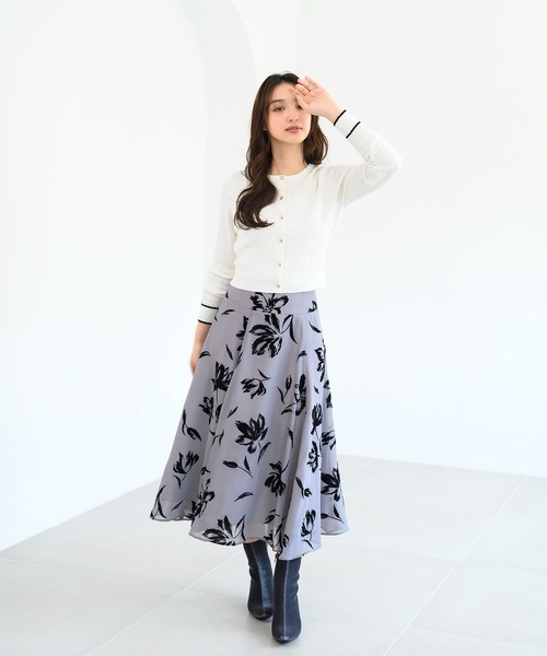 「MISCH MASCH」 スカート M グレー レディース_画像3