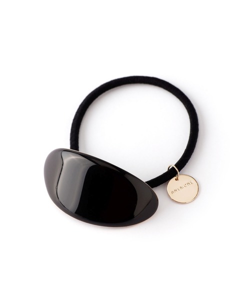 ANEMONE ヘアゴム シックカラーの艶めきオーバルヘアゴム : ZOZOTOWN