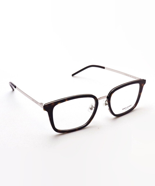 SAINT LAURENT スクエアフレムメカネ SLM128 002 Yves Saint Laurent Glasses SL-M128 002