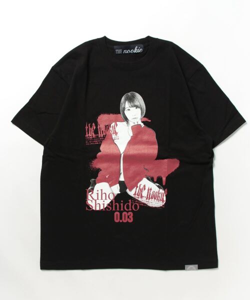 tシャツ 「THE nookie LOVE Riho Shishido」PORTRAIT TEE レディース メンズ