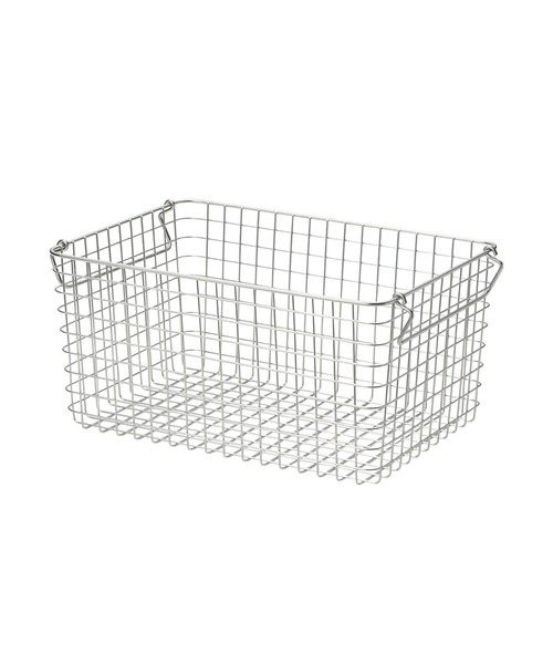 無印良品（MUJI） 収納 ステンレスワイヤーバスケット4 約幅37×奥行