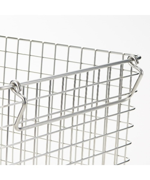 無印良品（MUJI） 収納 ステンレスワイヤーバスケット4 約幅37×奥行