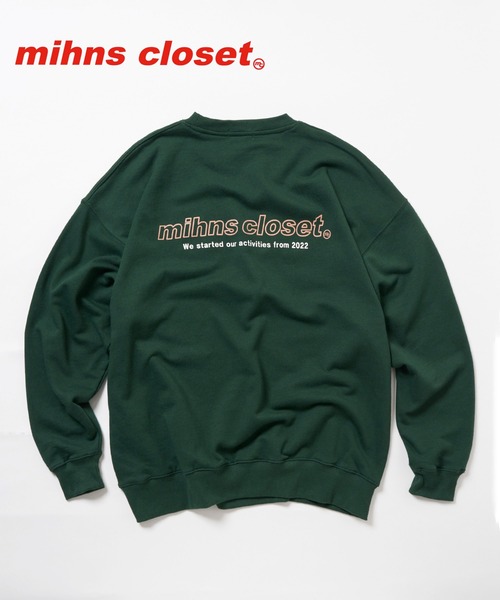 mihns closet（ミンズクローゼット） トレーナー スウェット 「mihns