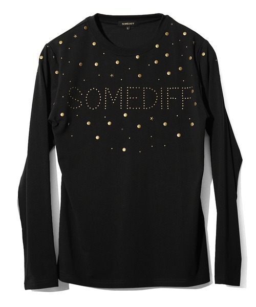 SOMEDIFF（サムディフ） tシャツ HOTFIXロゴロンT メンズ 長袖Tシャツ