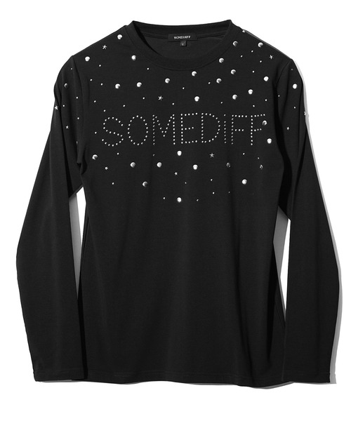 someit フーディー　ロンT SOMEDIFF（サムディフ） tシャツ HOTFIXロゴロンT メンズ 長袖Tシャツ