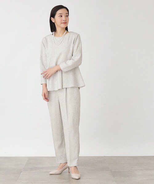 THE SHOP TK パンツ 「セレモニー/入卒/SETUP可/洗える」ツイード