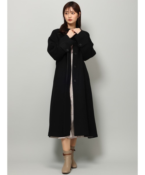 美品❤BRIEFING 3Dロゴハイネック半袖ワンピース☆ ykF｜シルクハイネックノースリーブワンピース