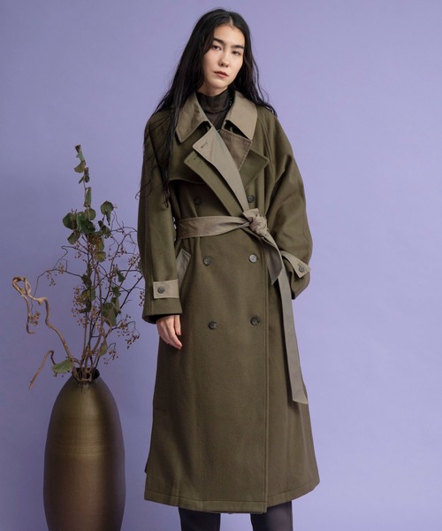 MAISON SPECIAL」 トレンチコート FREE ベージュ レディース 