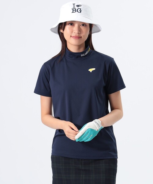 スウェット レディース 「WOMEN」BEAMS GOLF ORANGE LABEL / ワンポイント モックネックシャツ｜zozo｜05