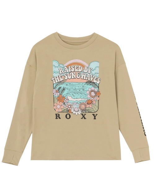 ◆Roxy◆ Happy Waves 長袖 ラッシュガード ロゴ入り 水着 ROXY ラッシュガード RINK THE WAVE RASH/ロキシー長袖ラッシュ