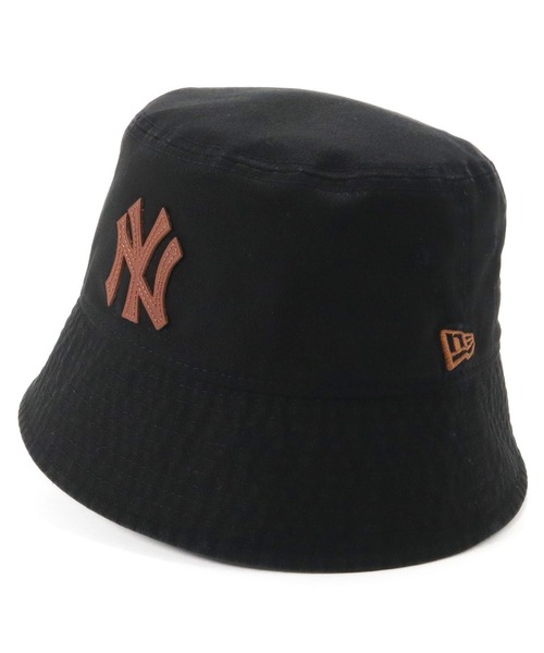 NEW ERA（ニューエラ） 帽子 ハット バケットハット NYレザーパッチ