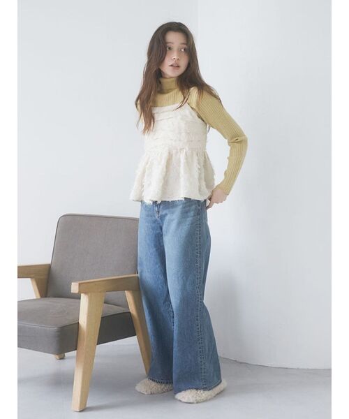 ラクマ限定価格！Ungrid デニムデザインキャミ Ungrid - Ungrid デニムデザインキャミの通販 by nicco's shop｜アン
