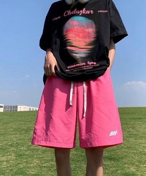 COMON＋（コモンプラス） パンツ 冷感素材 水陸両用 ネオンカラー