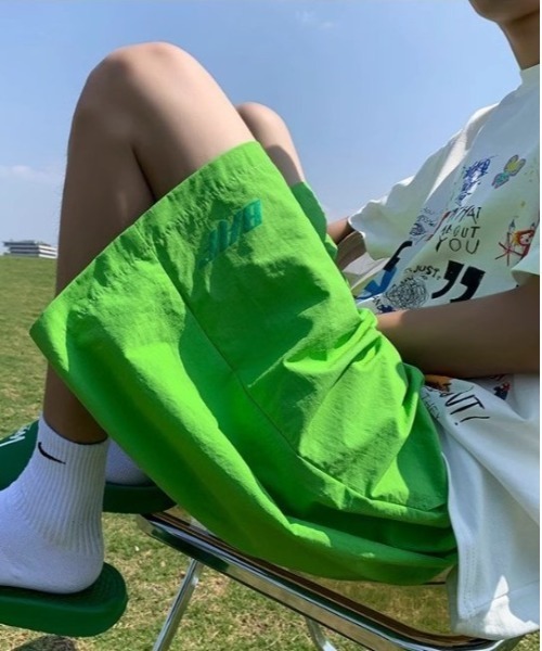 COMON＋（コモンプラス） パンツ 冷感素材 水陸両用 ネオンカラー