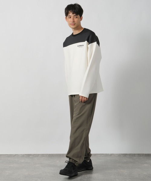 LAKOLE（ラコレ） トレーナー スウェット ストレッチ切替プルオーバー