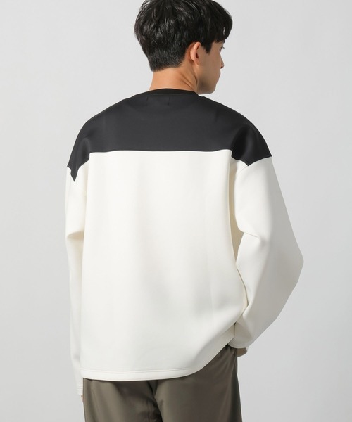 LAKOLE（ラコレ） トレーナー スウェット ストレッチ切替プルオーバー